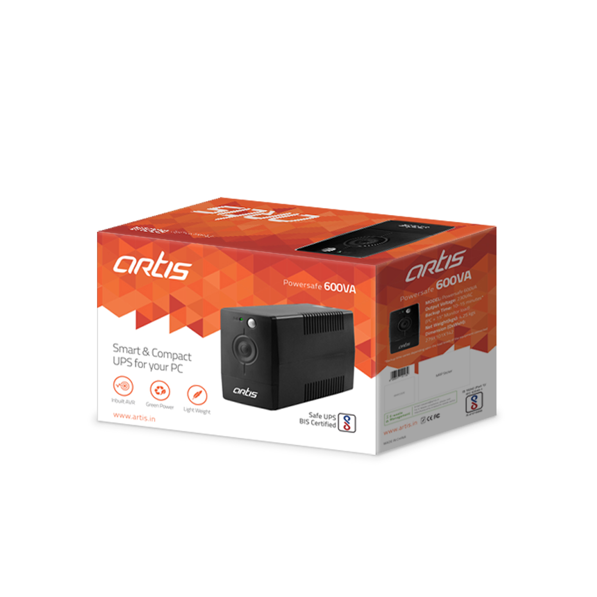 Artis Powersafe 600VA UPS