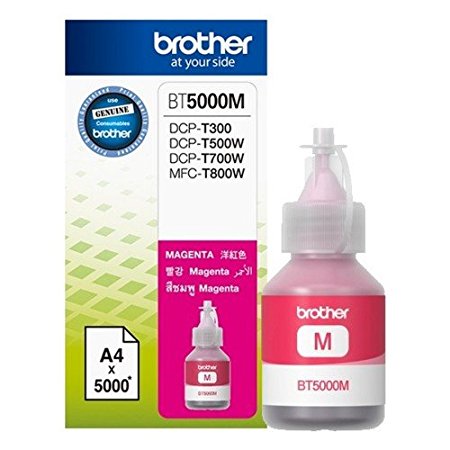Brother Ink BT5000 Magenta Colour For T300, T500 Printers Brother Ink BT5000 Magenta Colour For T300, T500 Printers